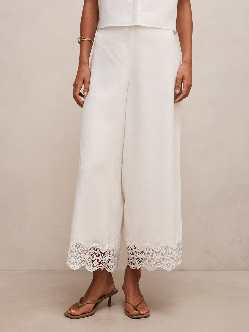 Skye Lace Trim Detail Pant