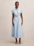 Avery Petite Short Sleeve Midi Dress