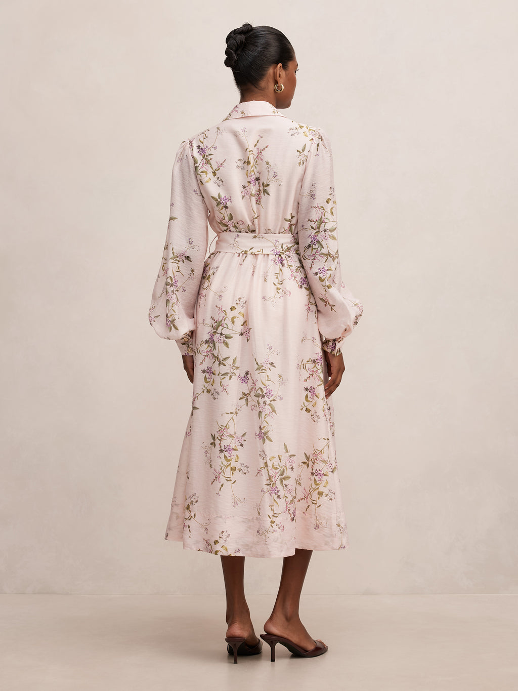 Hazel Petite Shirt Midi Dress