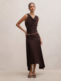 Ariel Petite Godet Hanky Hem Skirt