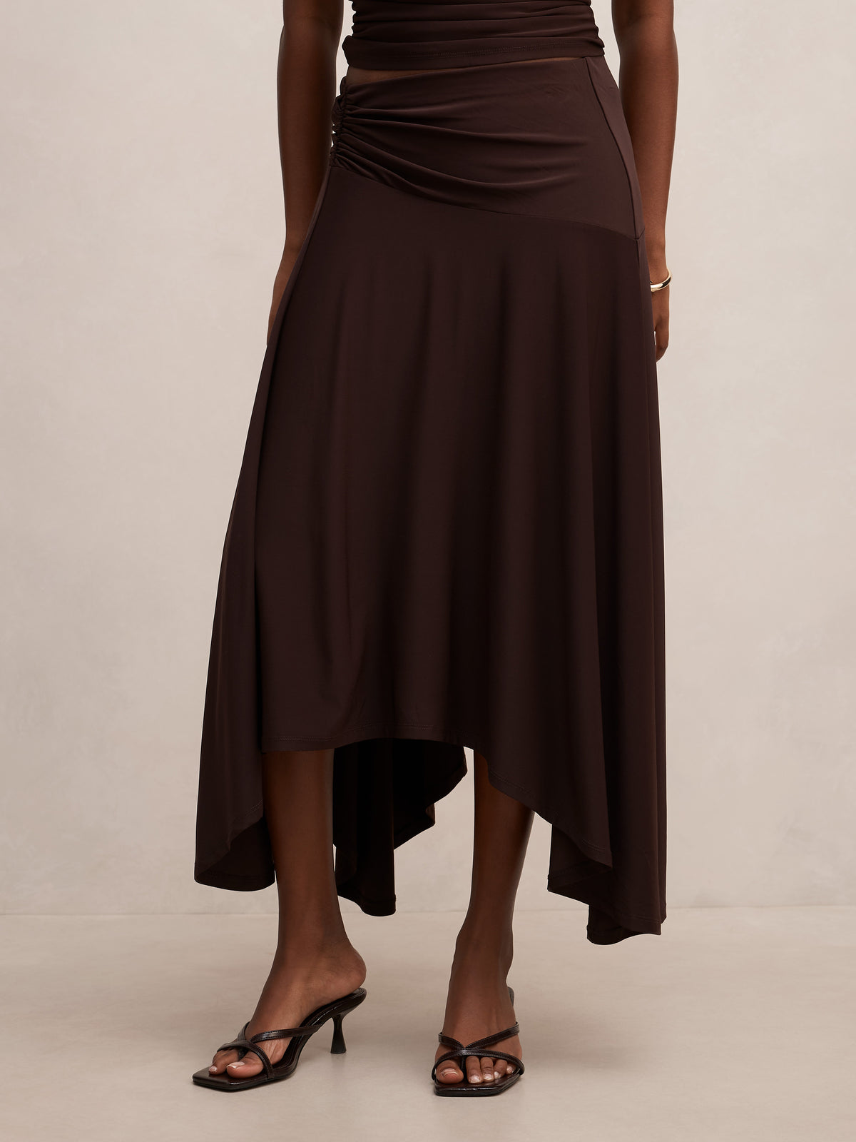 Ariel Petite Godet Hanky Hem Skirt