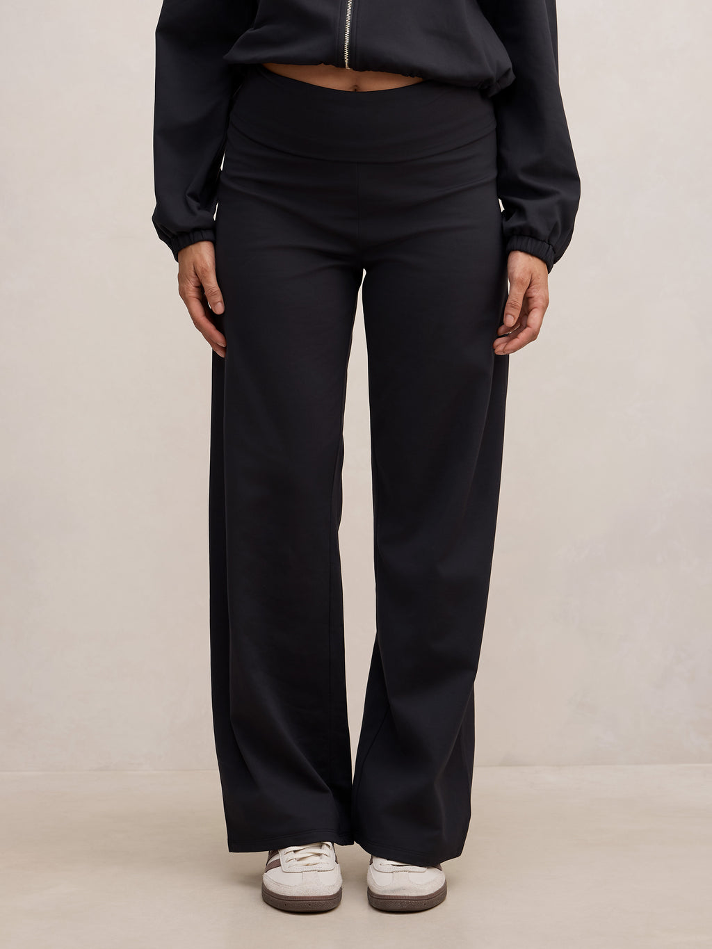 Wren Fold Waist Wide Leg Pant