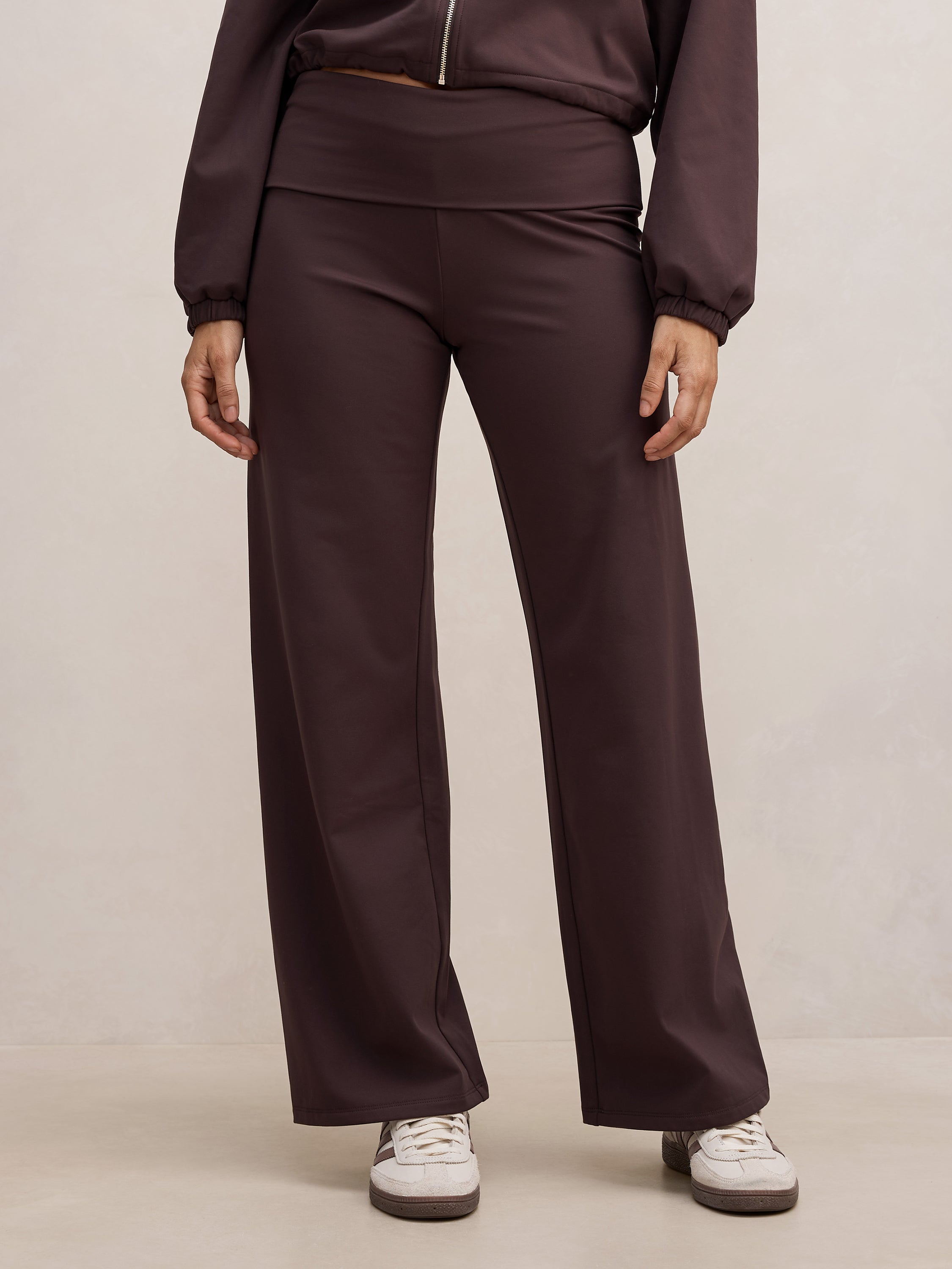 Wren Fold Waist Wide Leg Pant