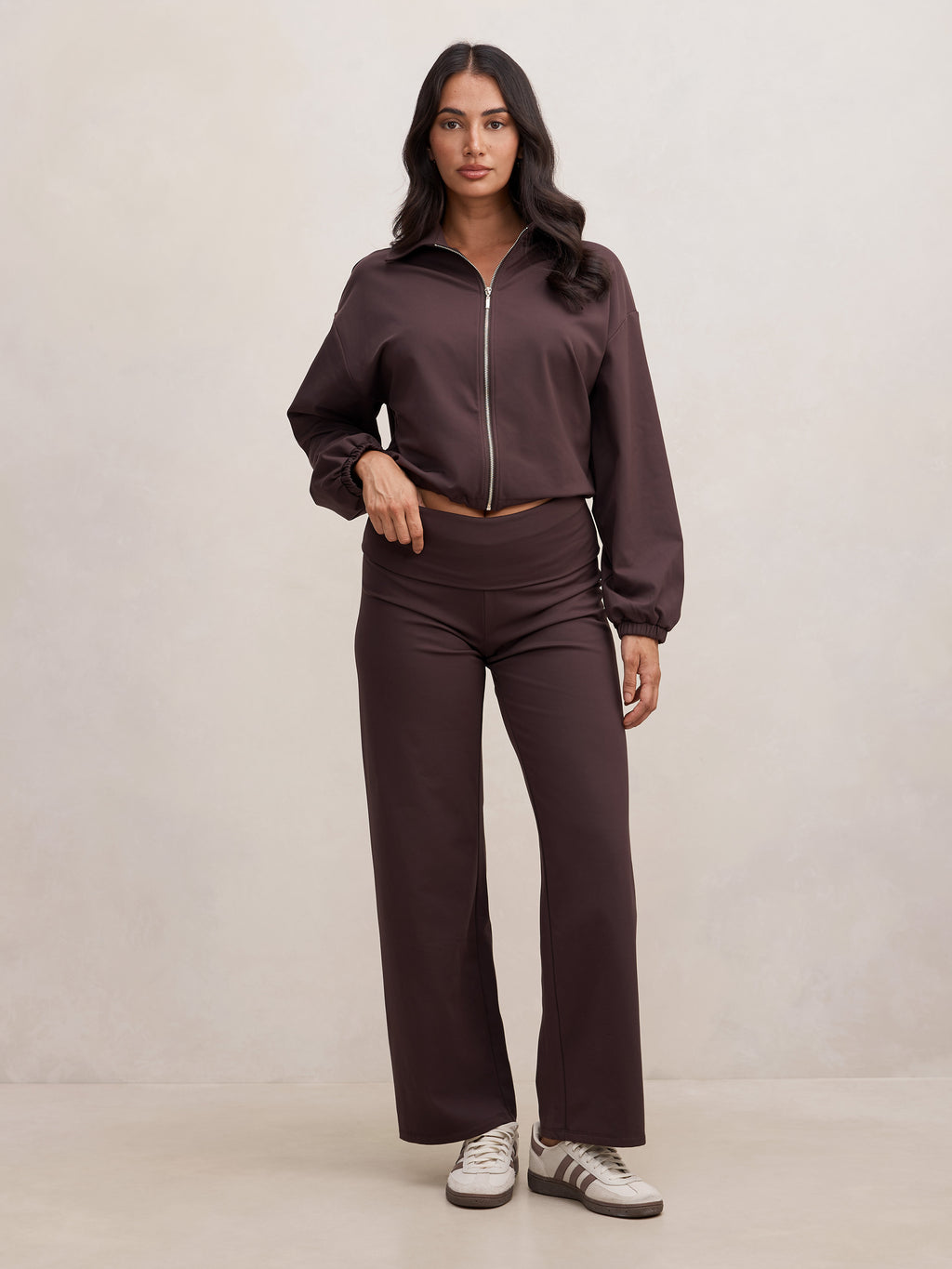 Wren Fold Waist Wide Leg Pant