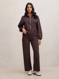 Wren Fold Waist Wide Leg Pant