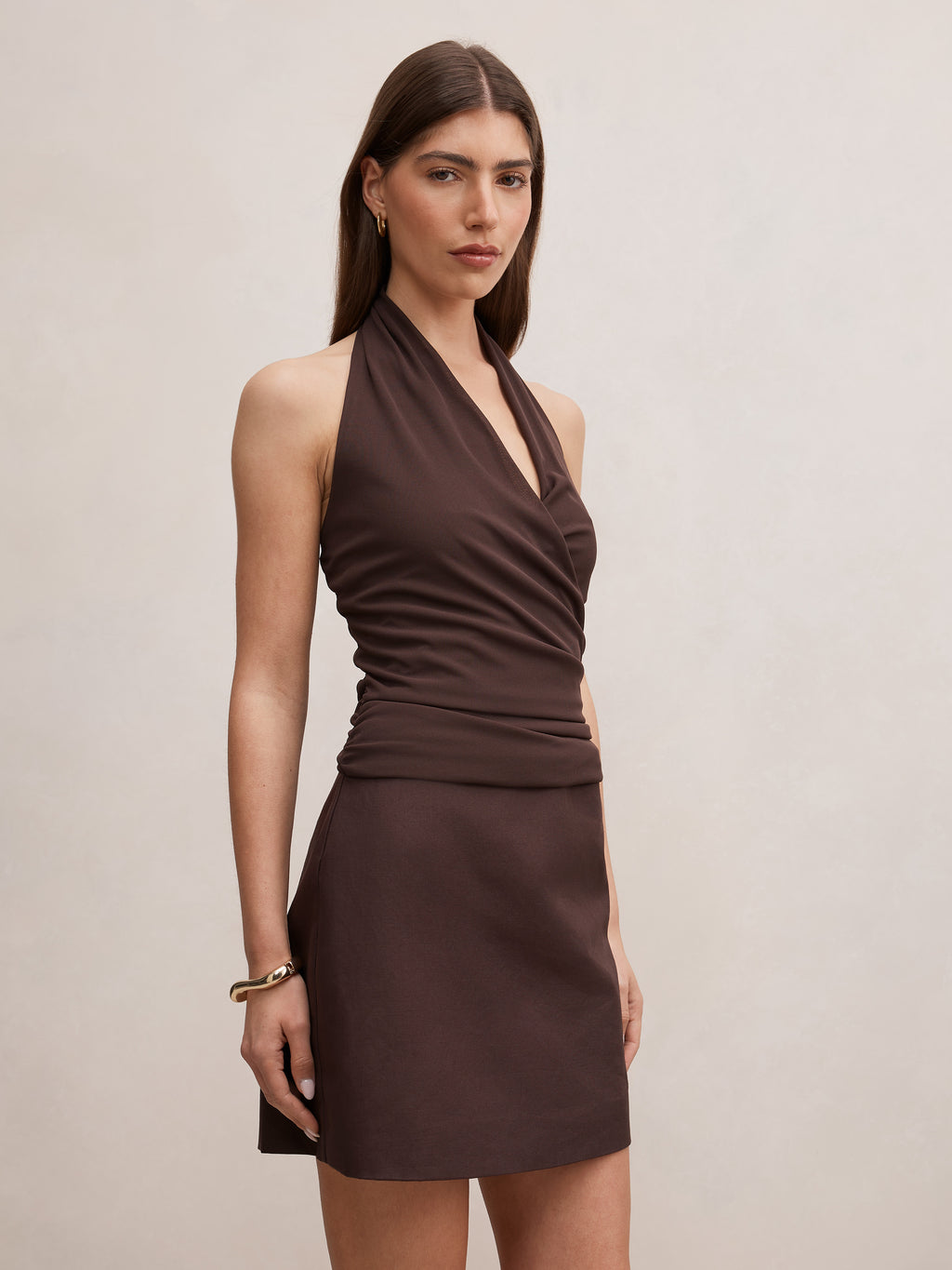 Imogen Halter 2 in 1 Mini Dress