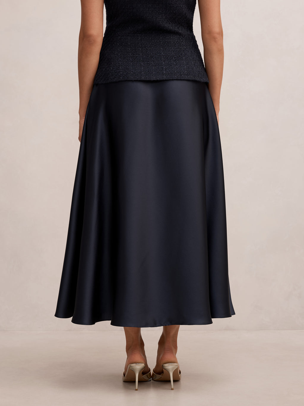 Christina Satin Circle Skirt