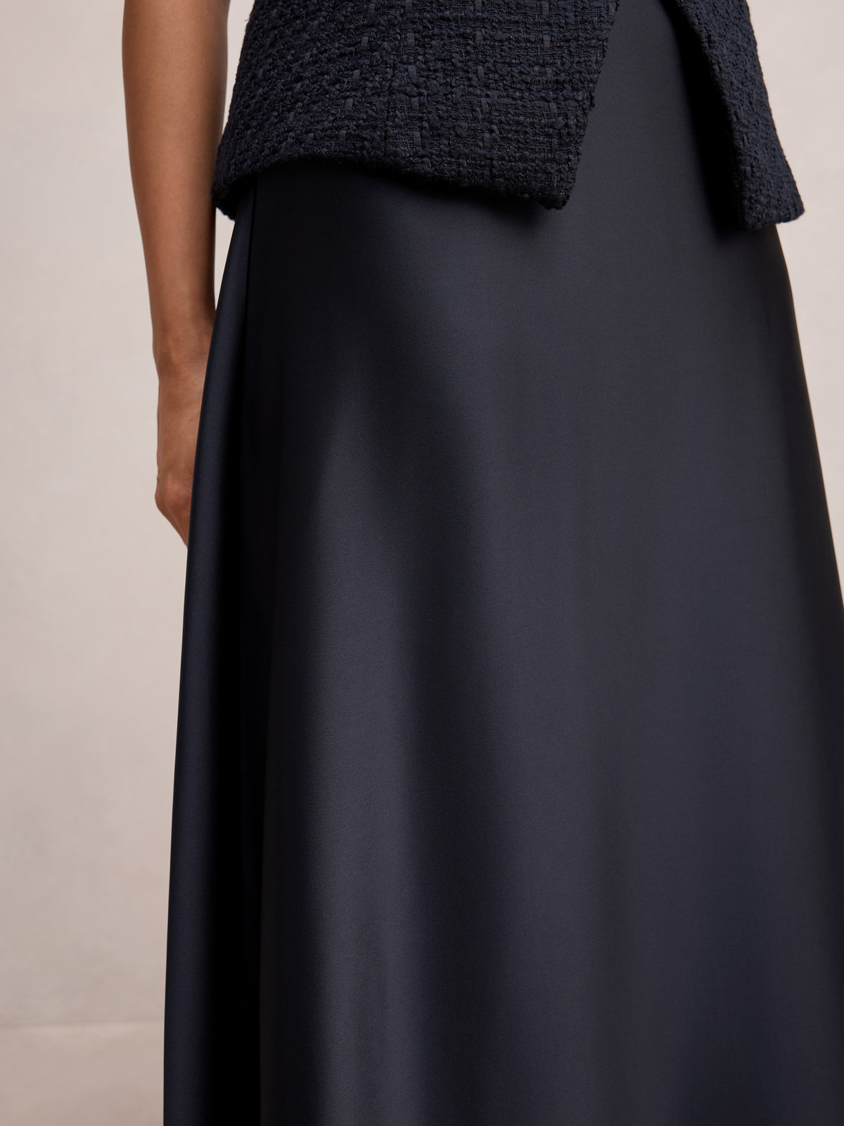 Christina Satin Circle Skirt