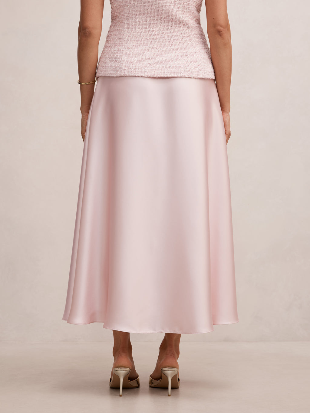Christina Satin Circle Skirt