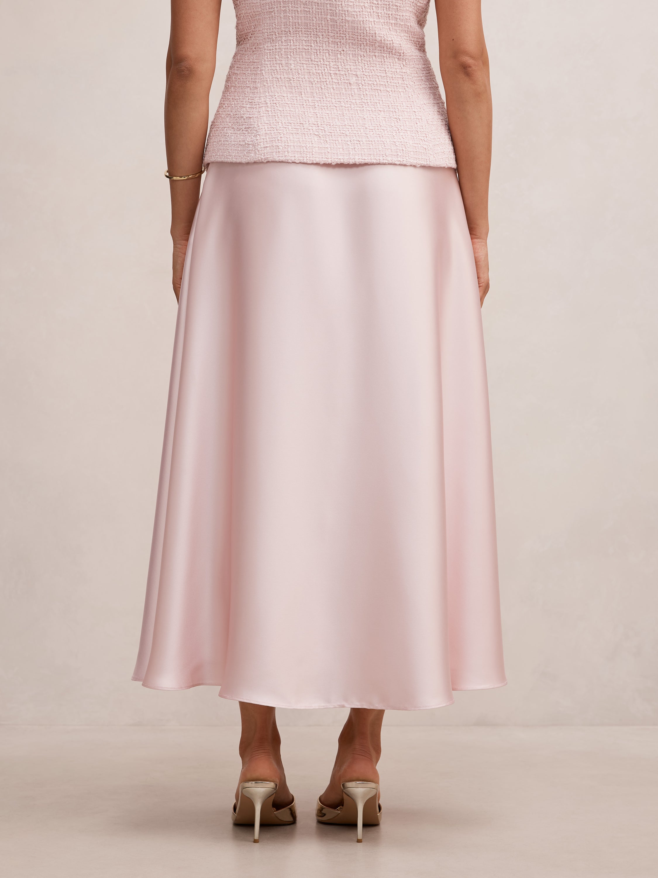 Christina Satin Circle Skirt
