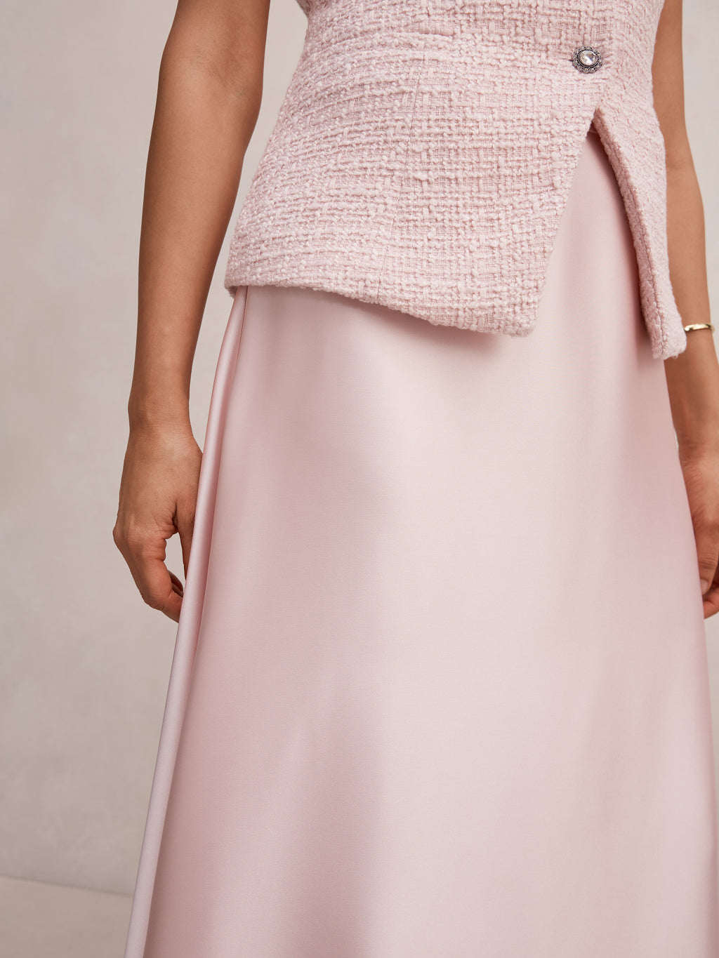 Christina Satin Circle Skirt