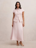 Christina Satin Circle Skirt