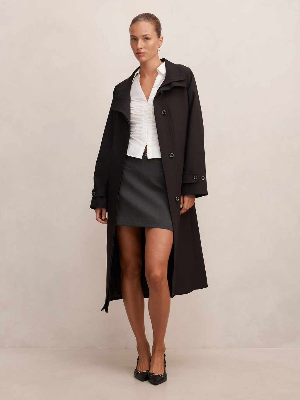 Florence Funnel Neck Trench