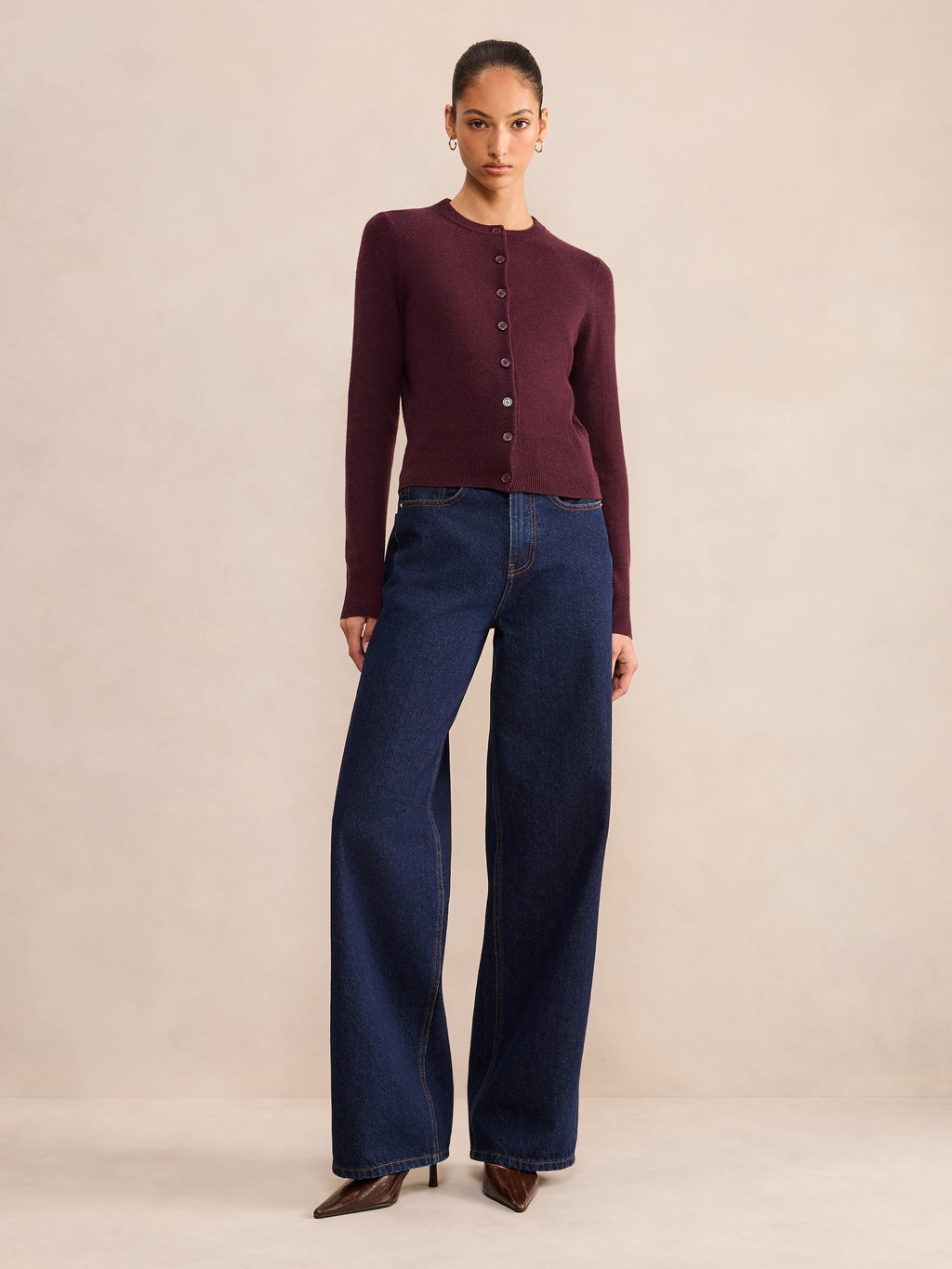 Haisley Merino Blend Knit Cardigan