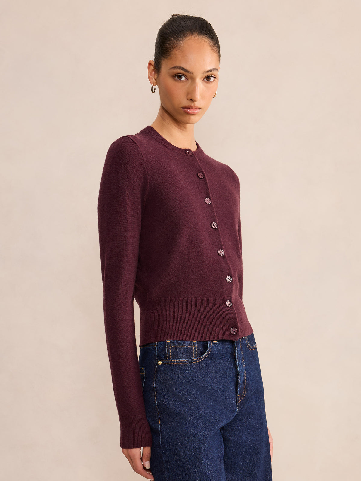 Haisley Merino Blend Knit Cardigan