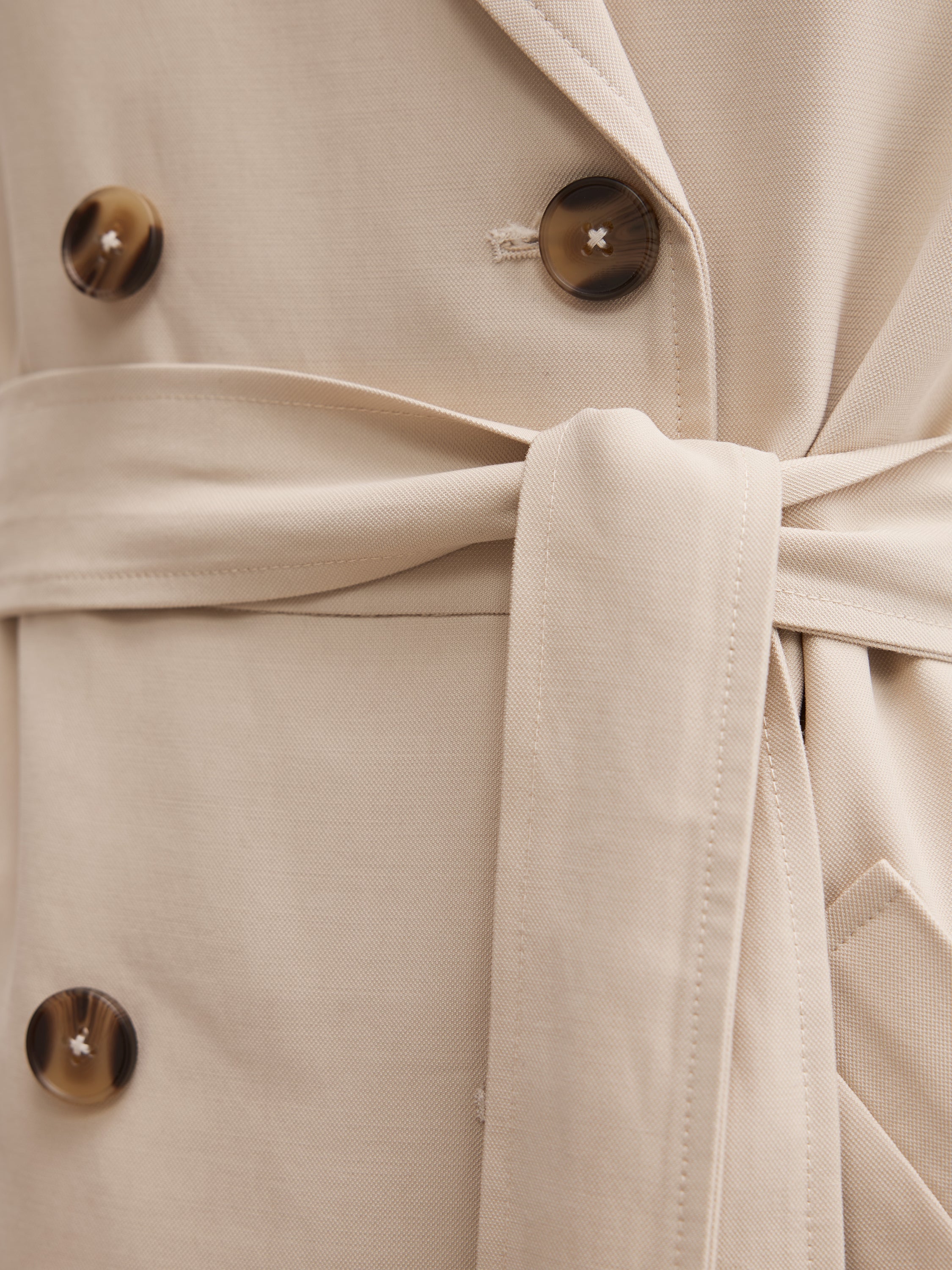 Elsa Sleeveless Trench Midi Dress