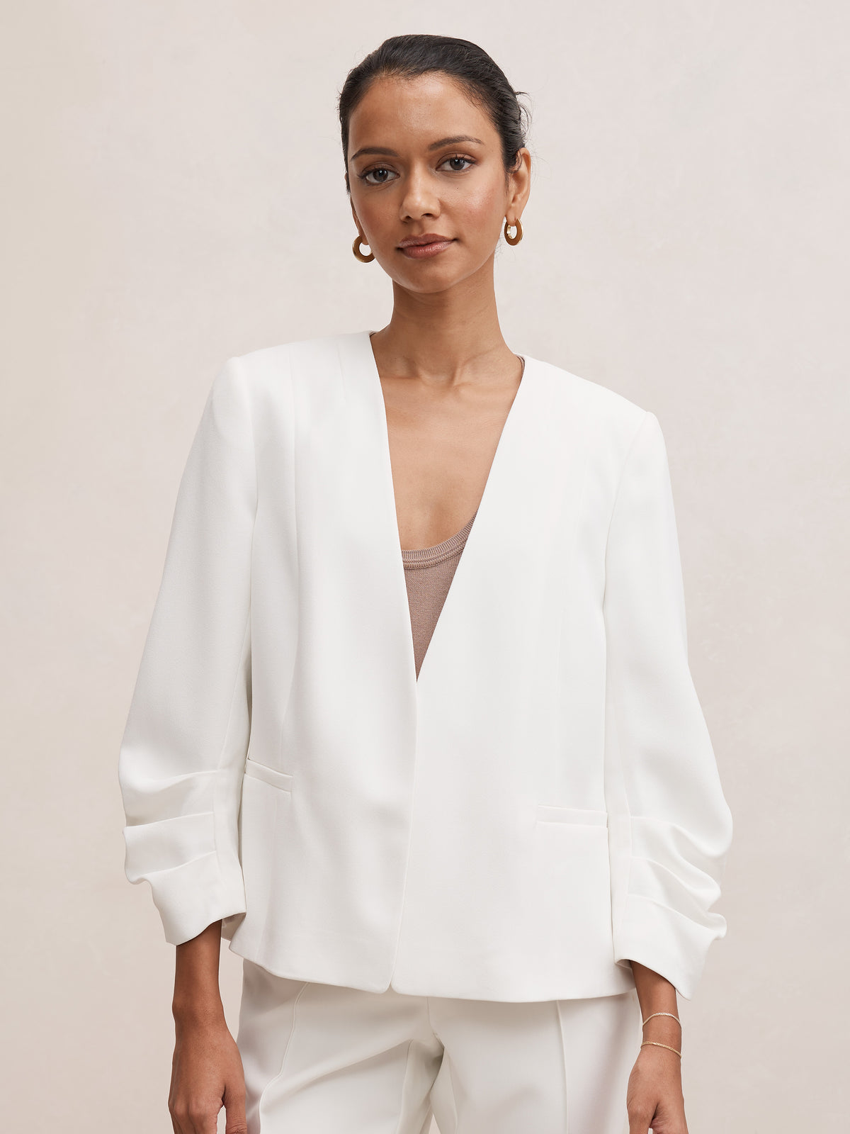 Keely Petite Ruched Jacket