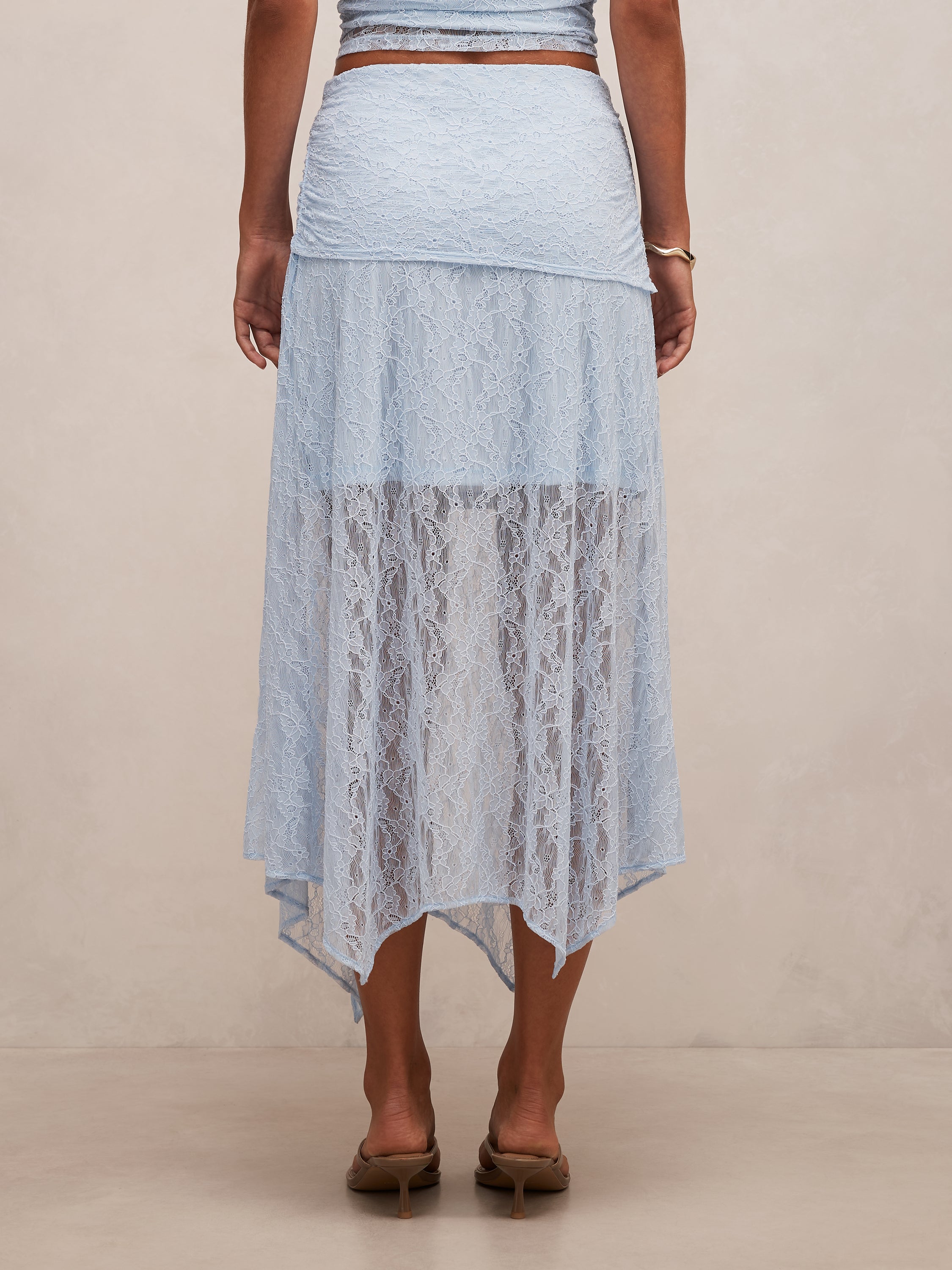 Khai Lace Asymm Skirt