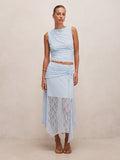 Khai Lace Asymm Skirt
