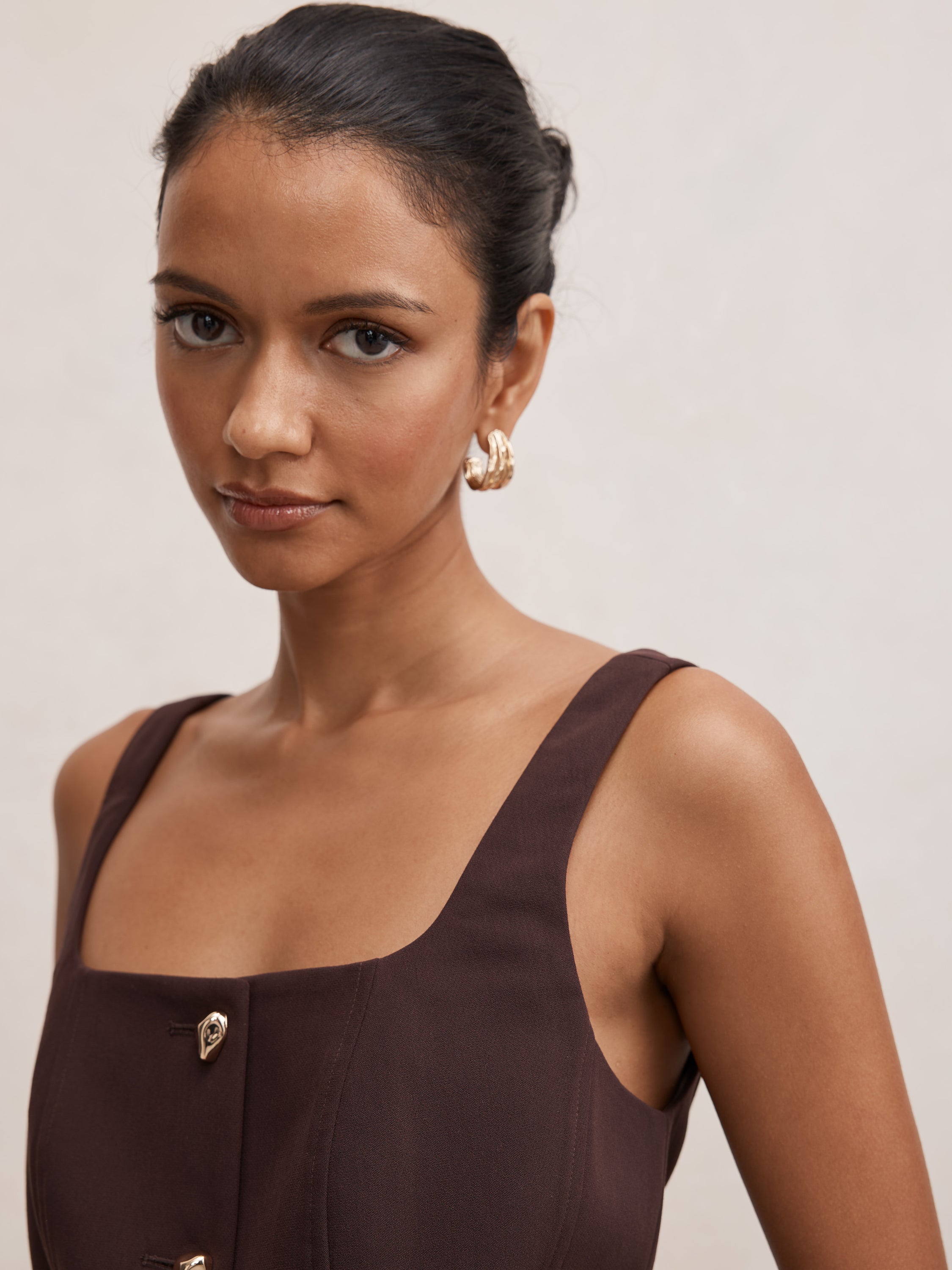 Lee Petite Square Neck Waistcoat