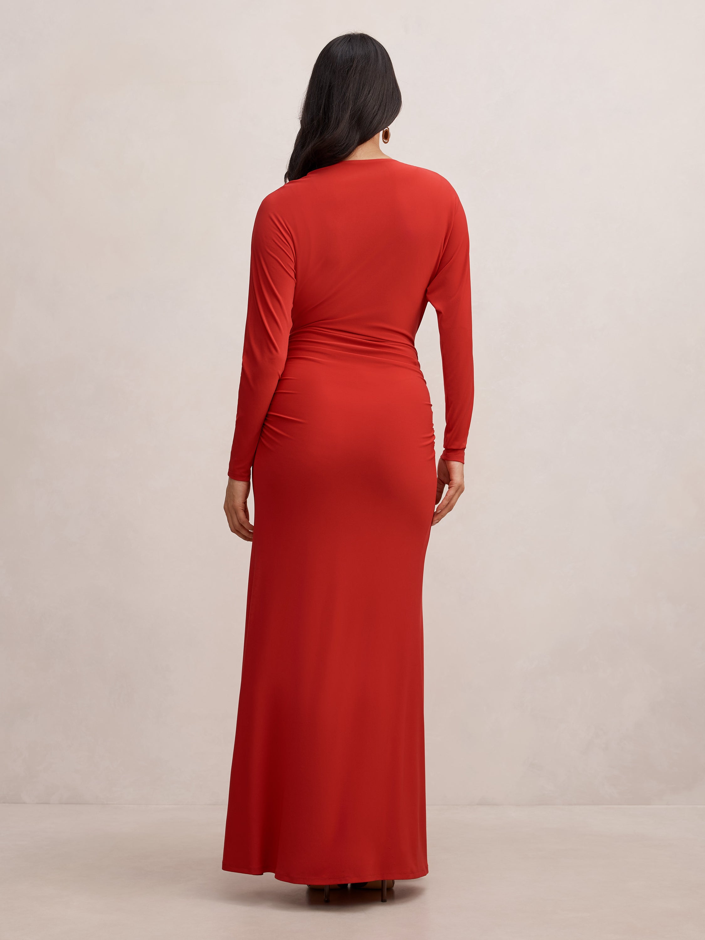 Solana Draped Front Tie Maxi