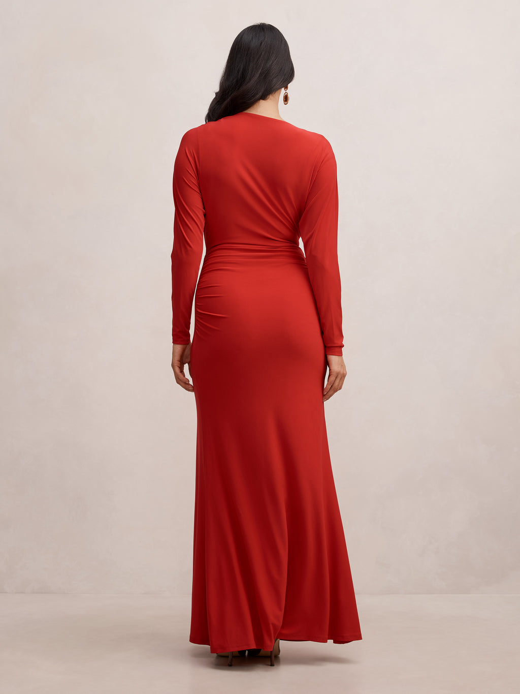 Solana Draped Front Tie Maxi