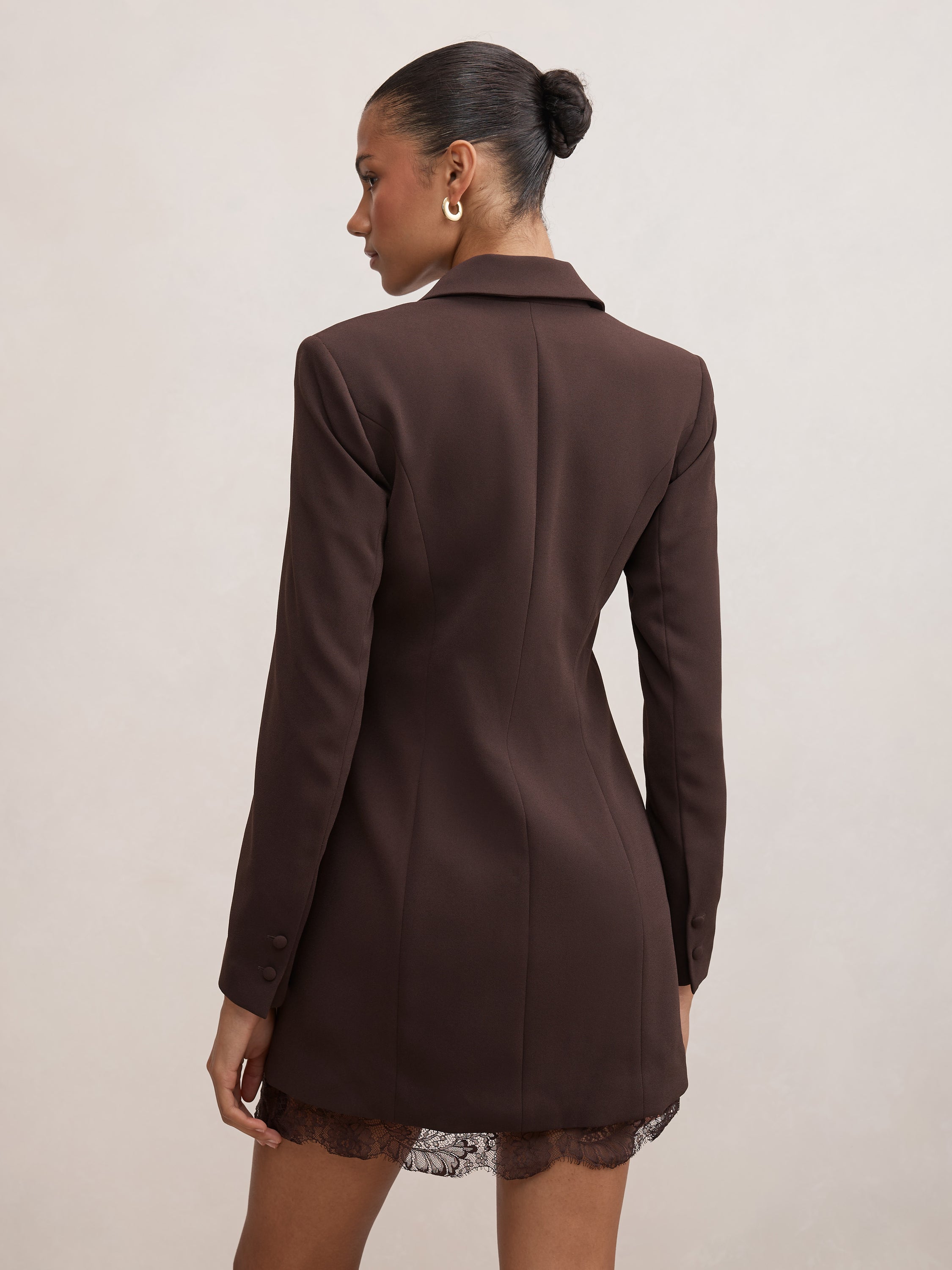 Morgana Lace Blazer Mini