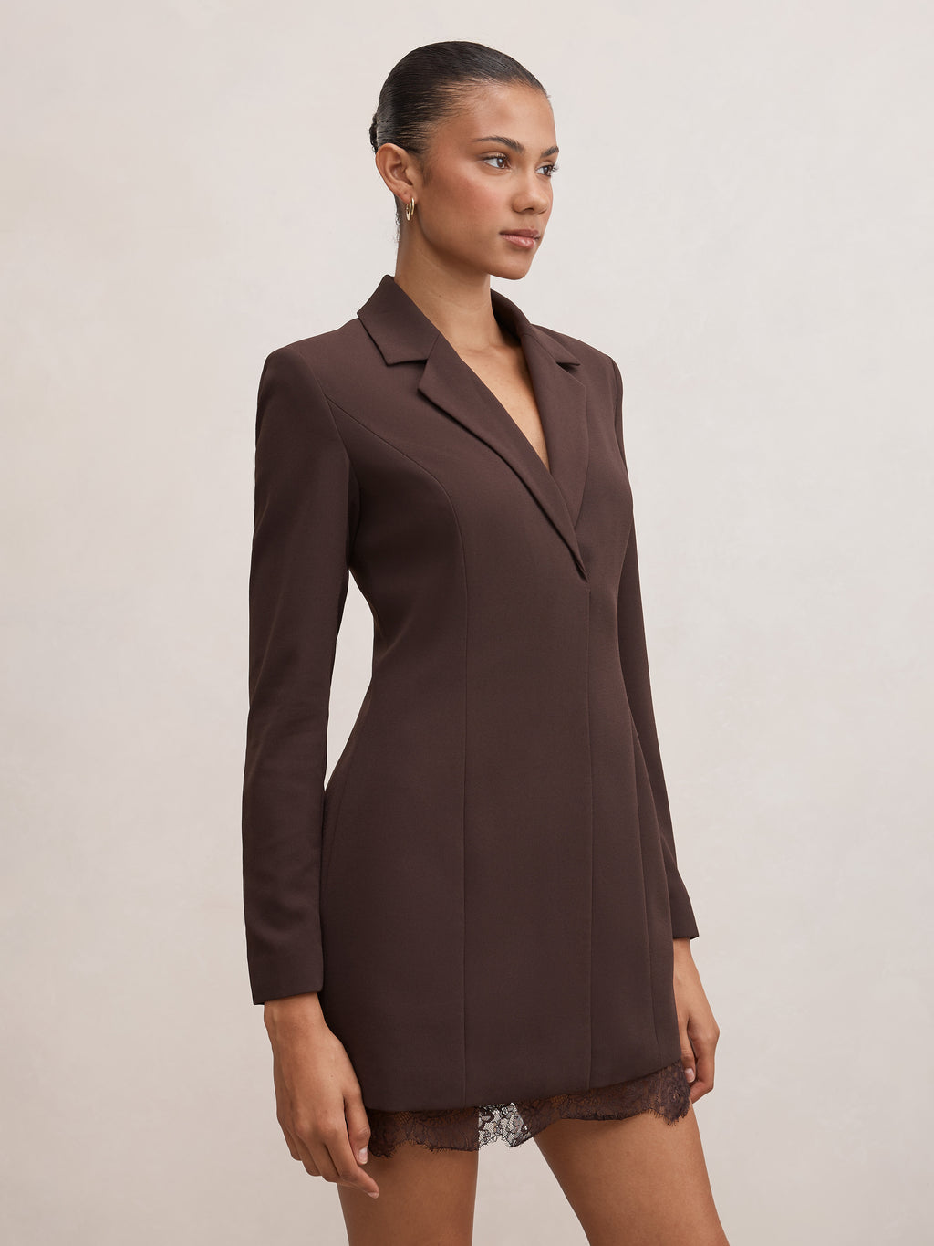 Morgana Lace Blazer Mini