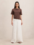 Matilda Linen Blend Wide Leg Pant