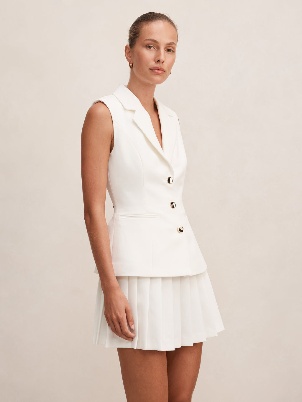 Lucy Sleeveless Blazer Mini Dress