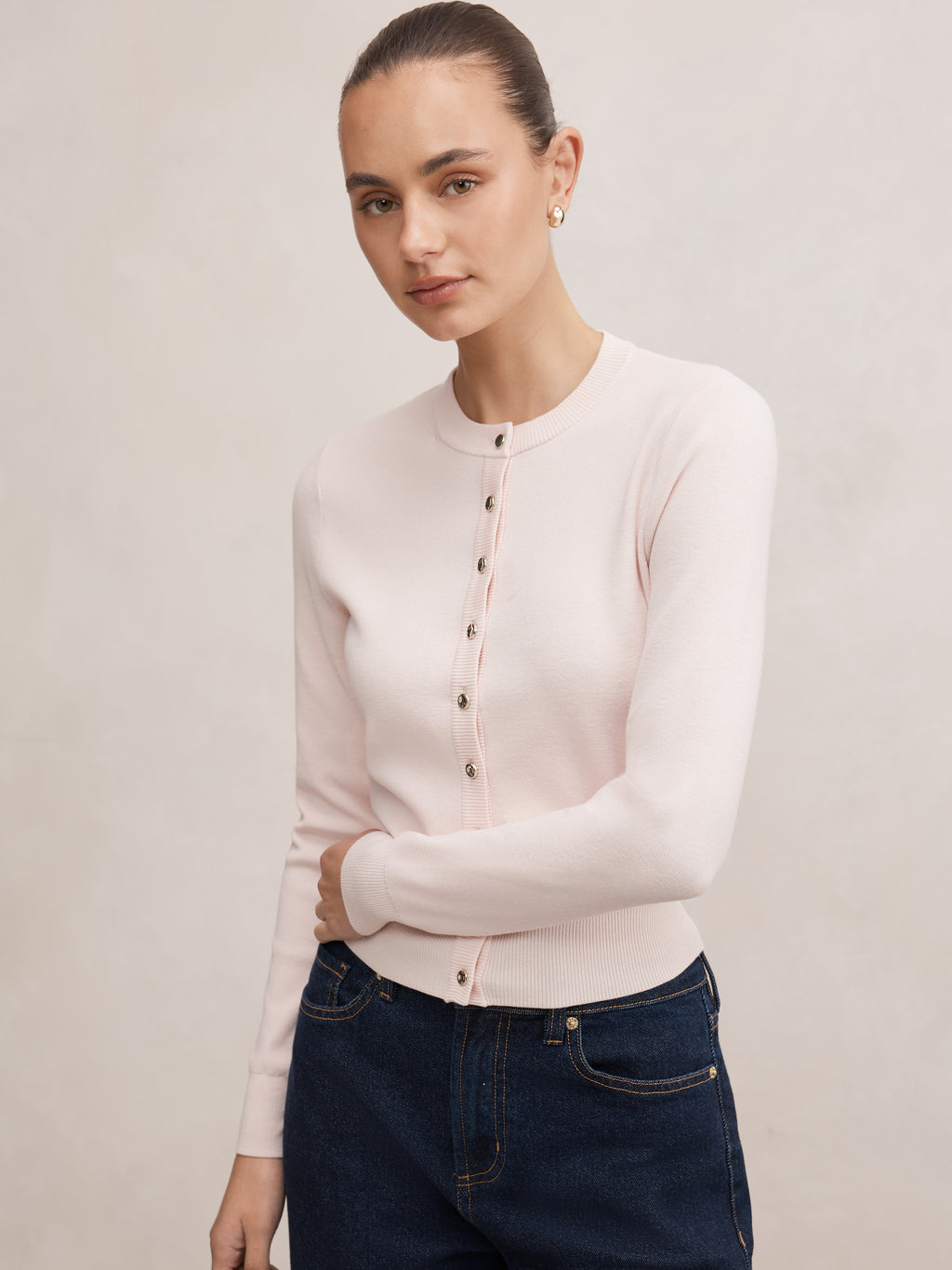 Rylee Crew Neck Cardigan