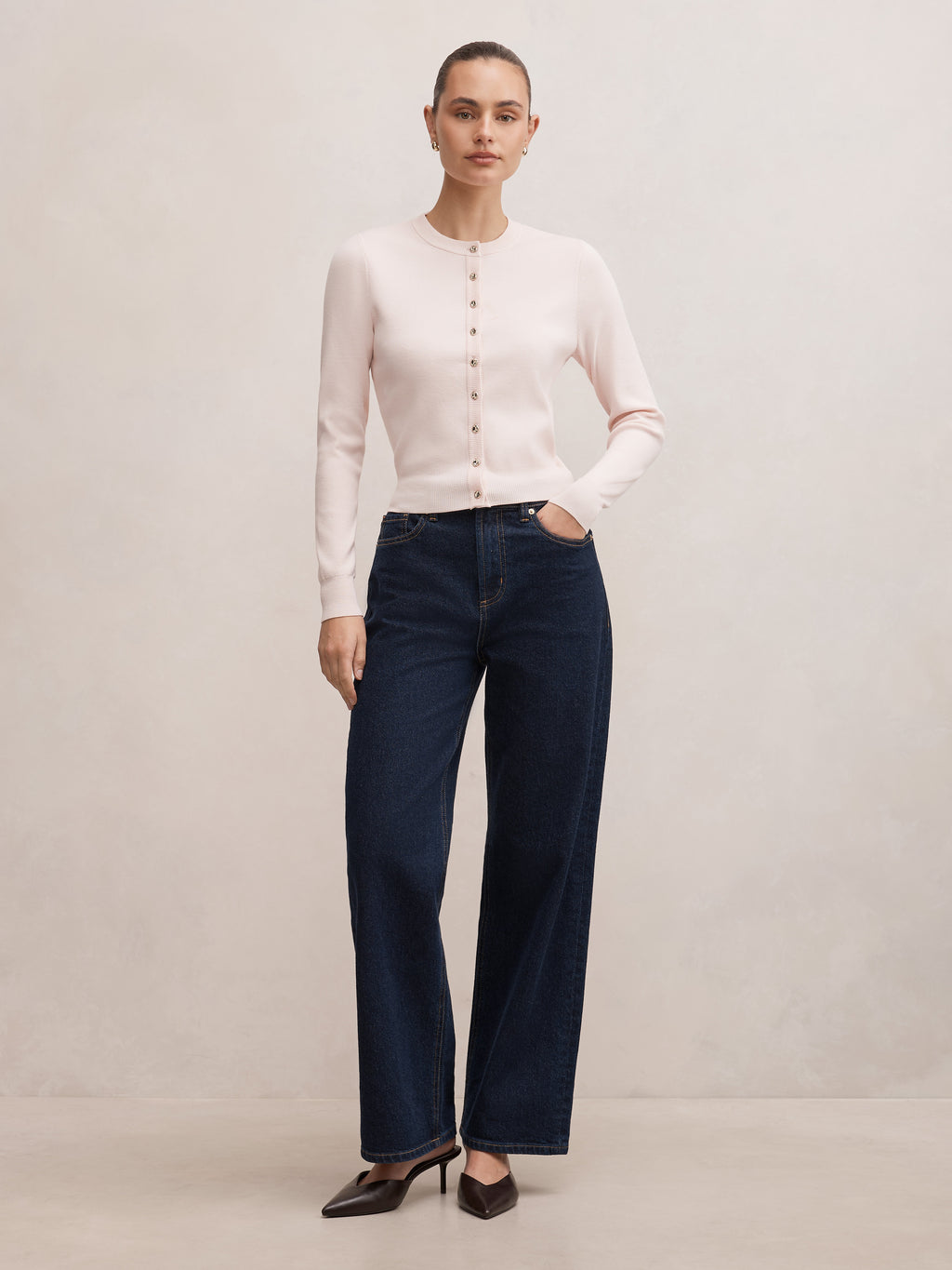 Rylee Crew Neck Cardigan