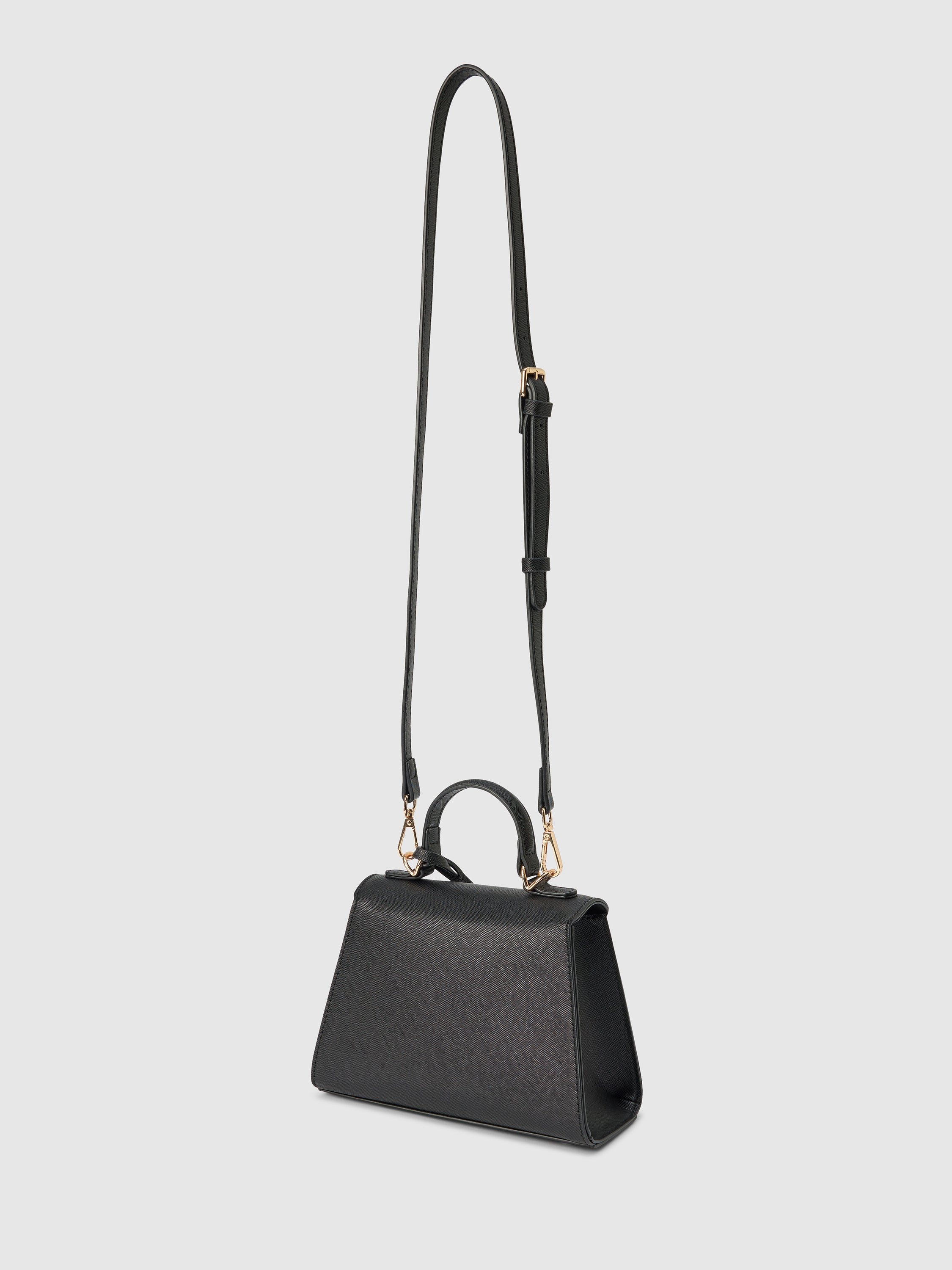 Laura Lock Top Handle Bag