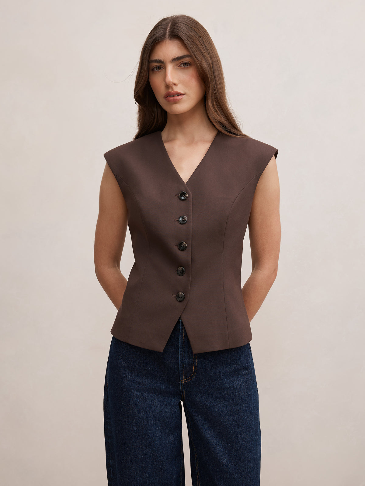 Orla Sleeveless Blazer