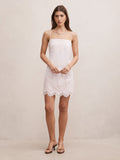 Haven Lace Trim Mini Dress