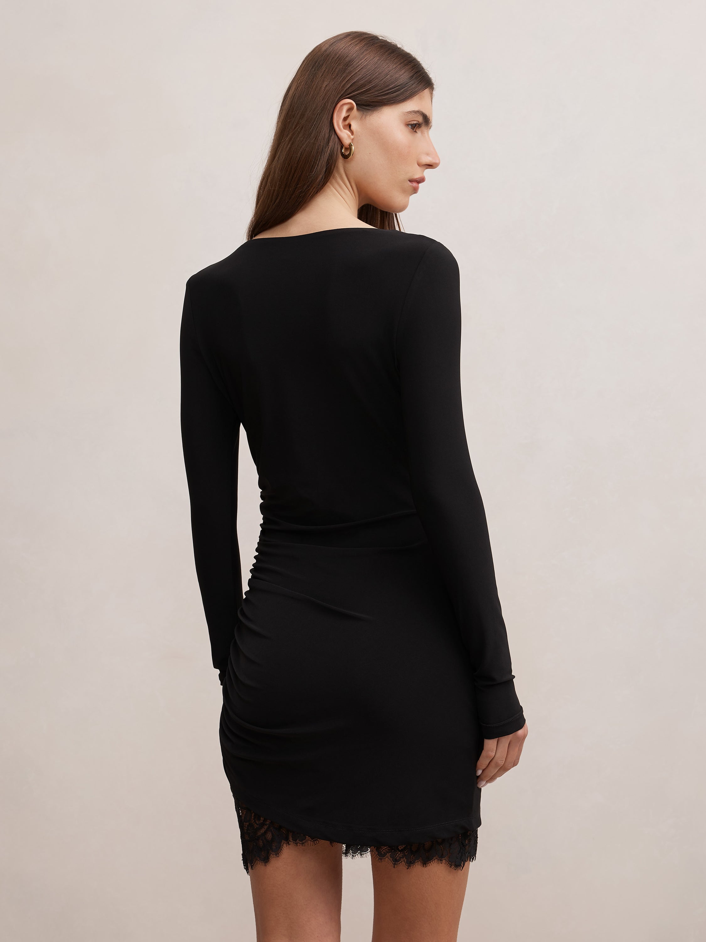 Eloise Long Sleeve Lace Mini