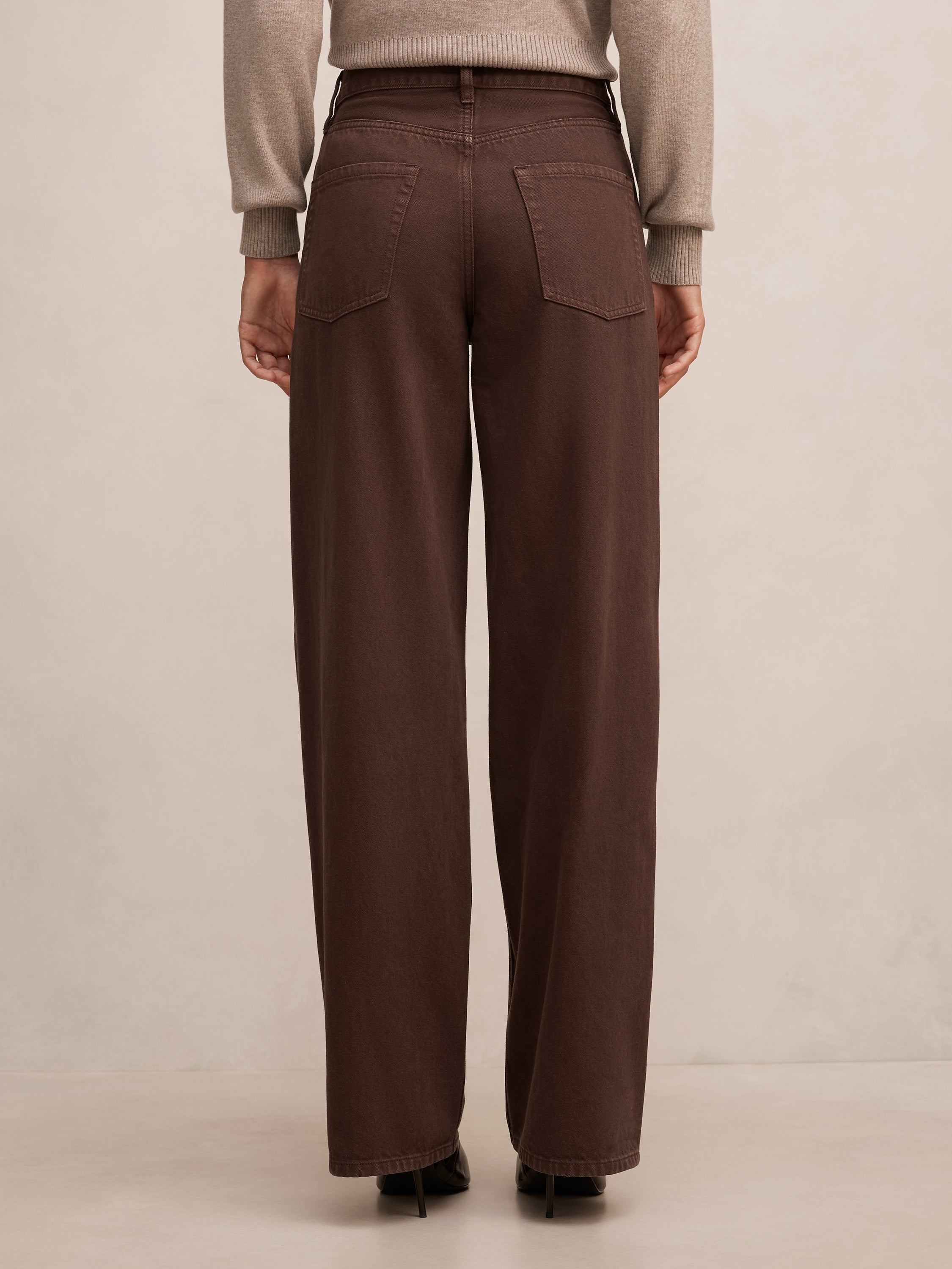 Gia High Rise Wide Leg Jean