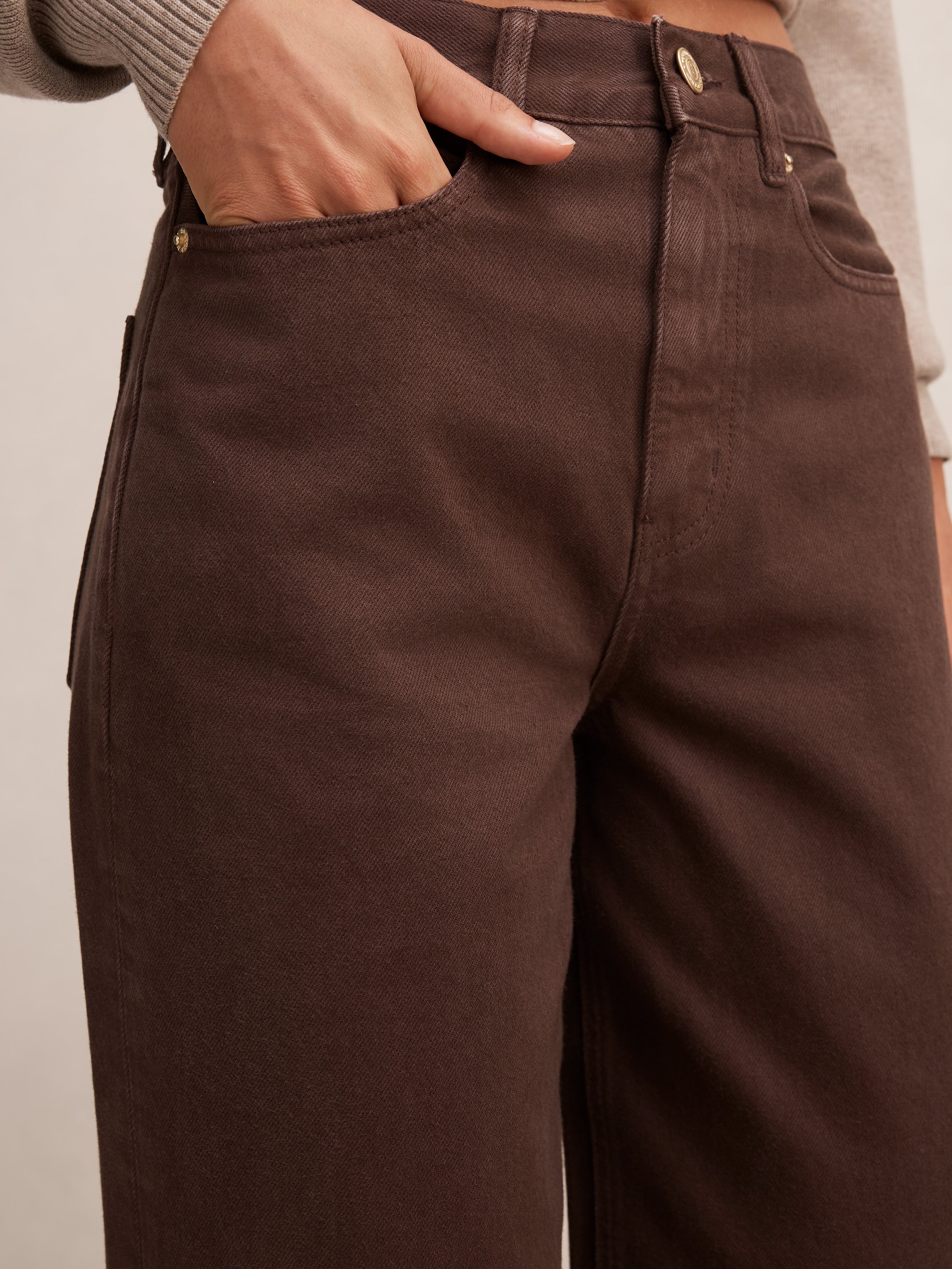 Gia High Rise Wide Leg Jean
