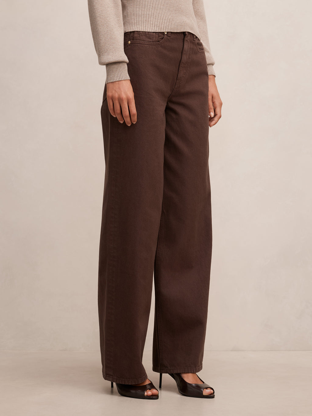Gia High Rise Wide Leg Jean
