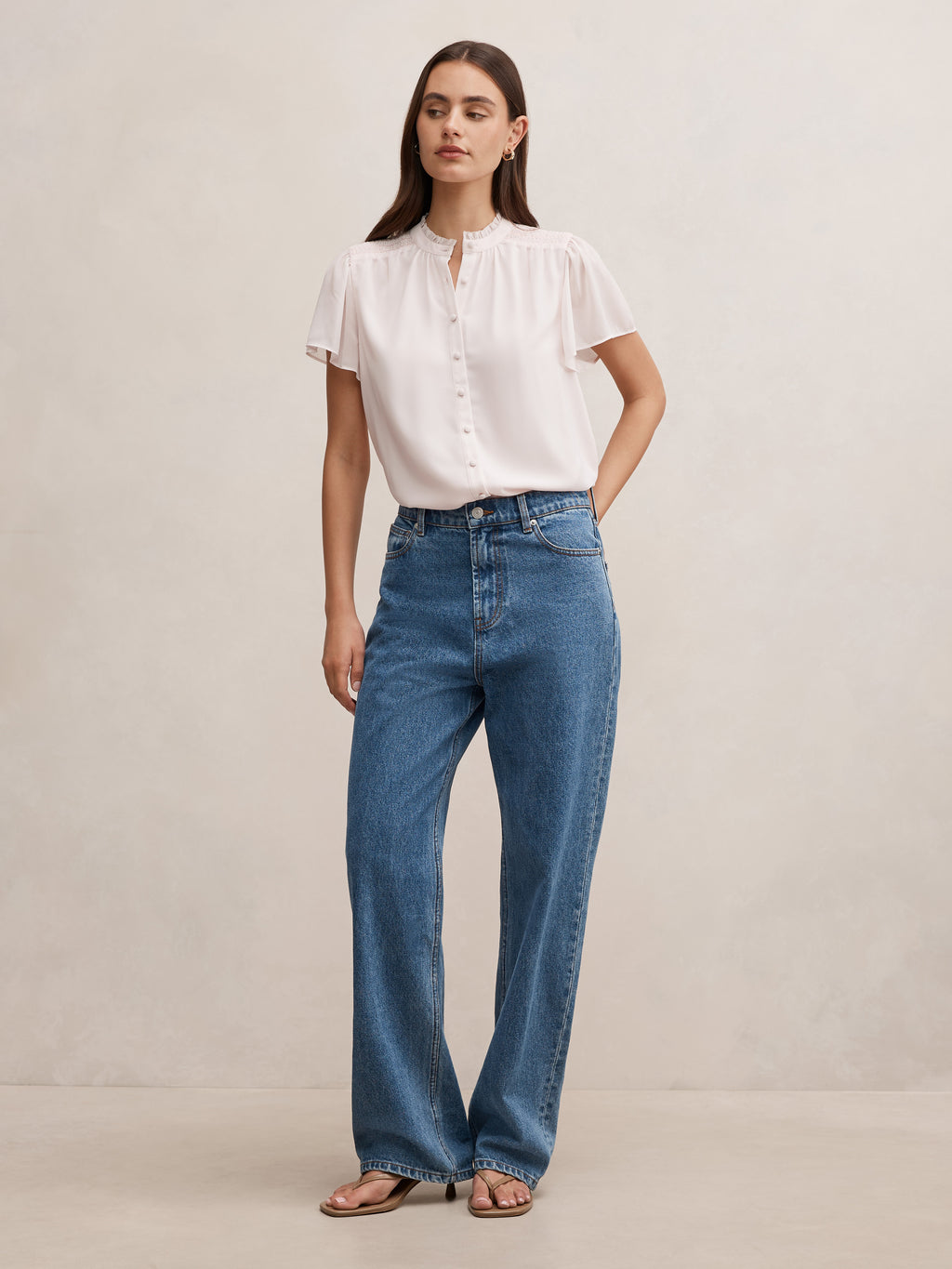 Pearlyn Short Sleeve Blouse