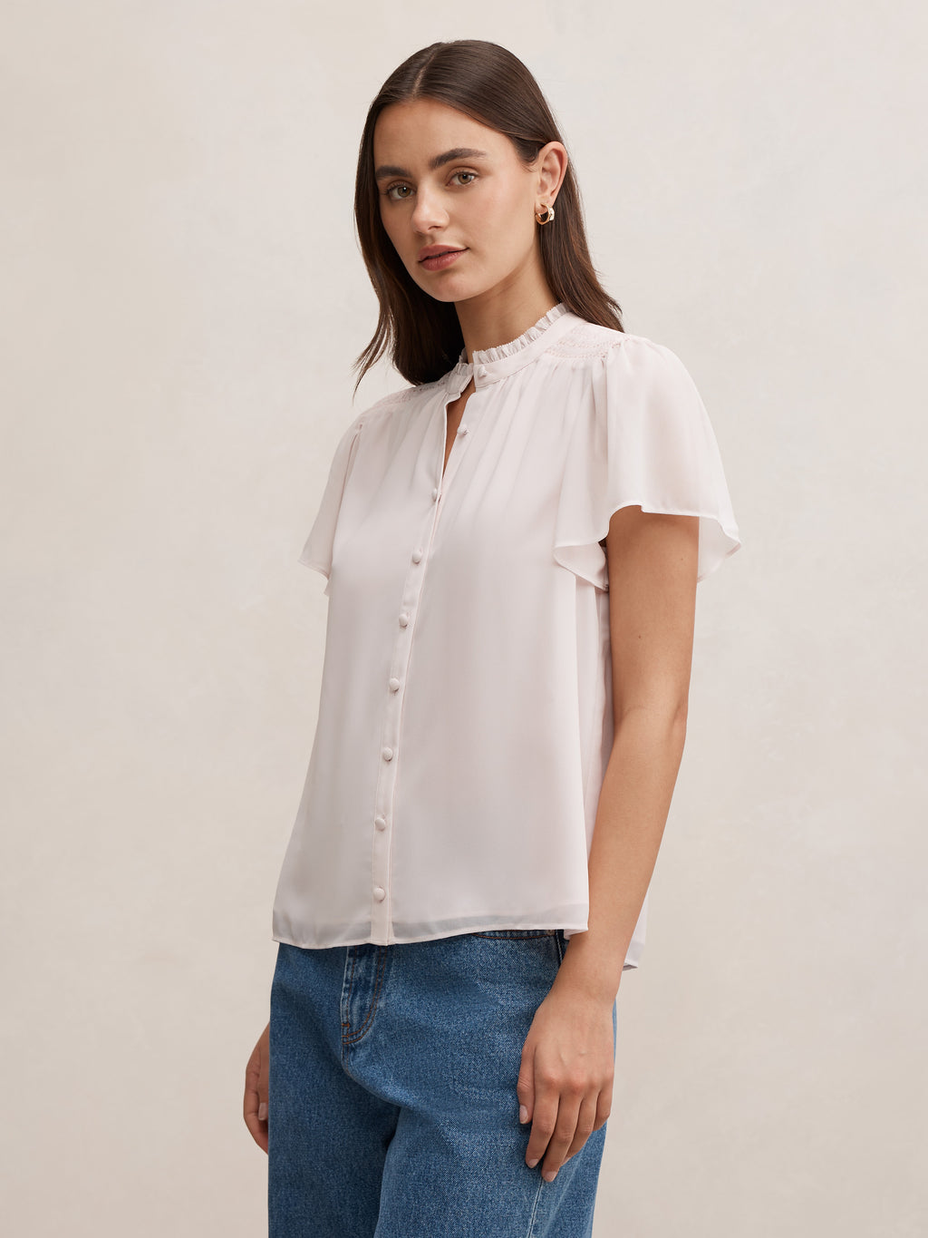 Pearlyn Short Sleeve Blouse