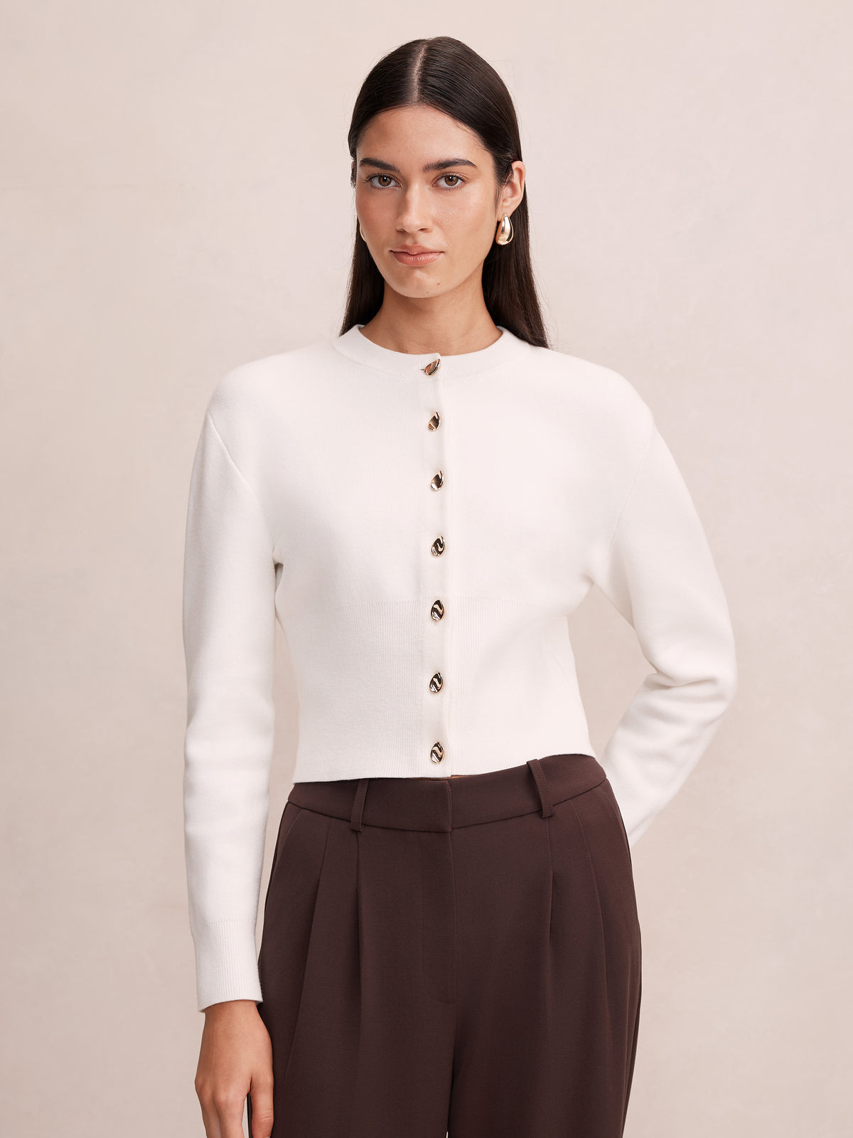 Kaia Deep Hem Cardigan
