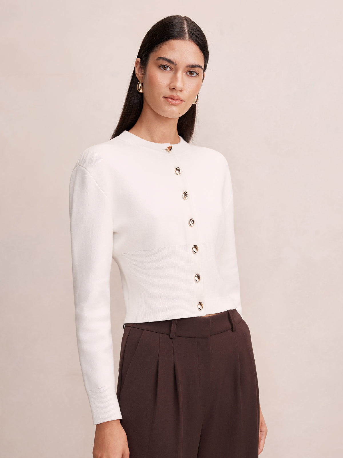 Kaia Deep Hem Cardigan