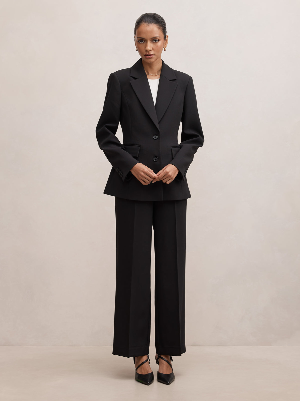Lee Petite Nipped Waist Blazer