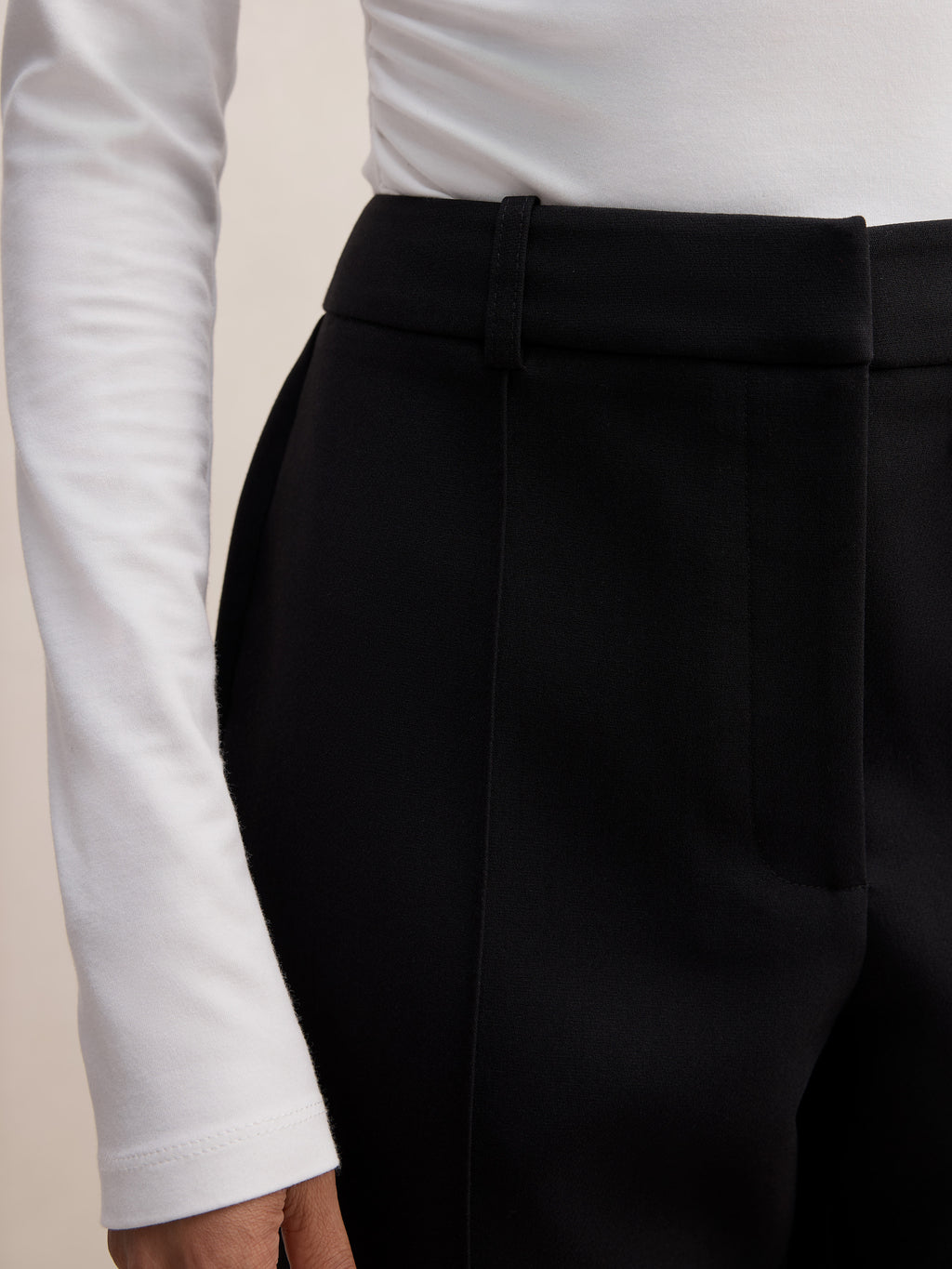 Melanie Petite Pintuck Flare Pant