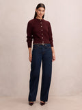 Magda Balloon Sleeve Cardigan