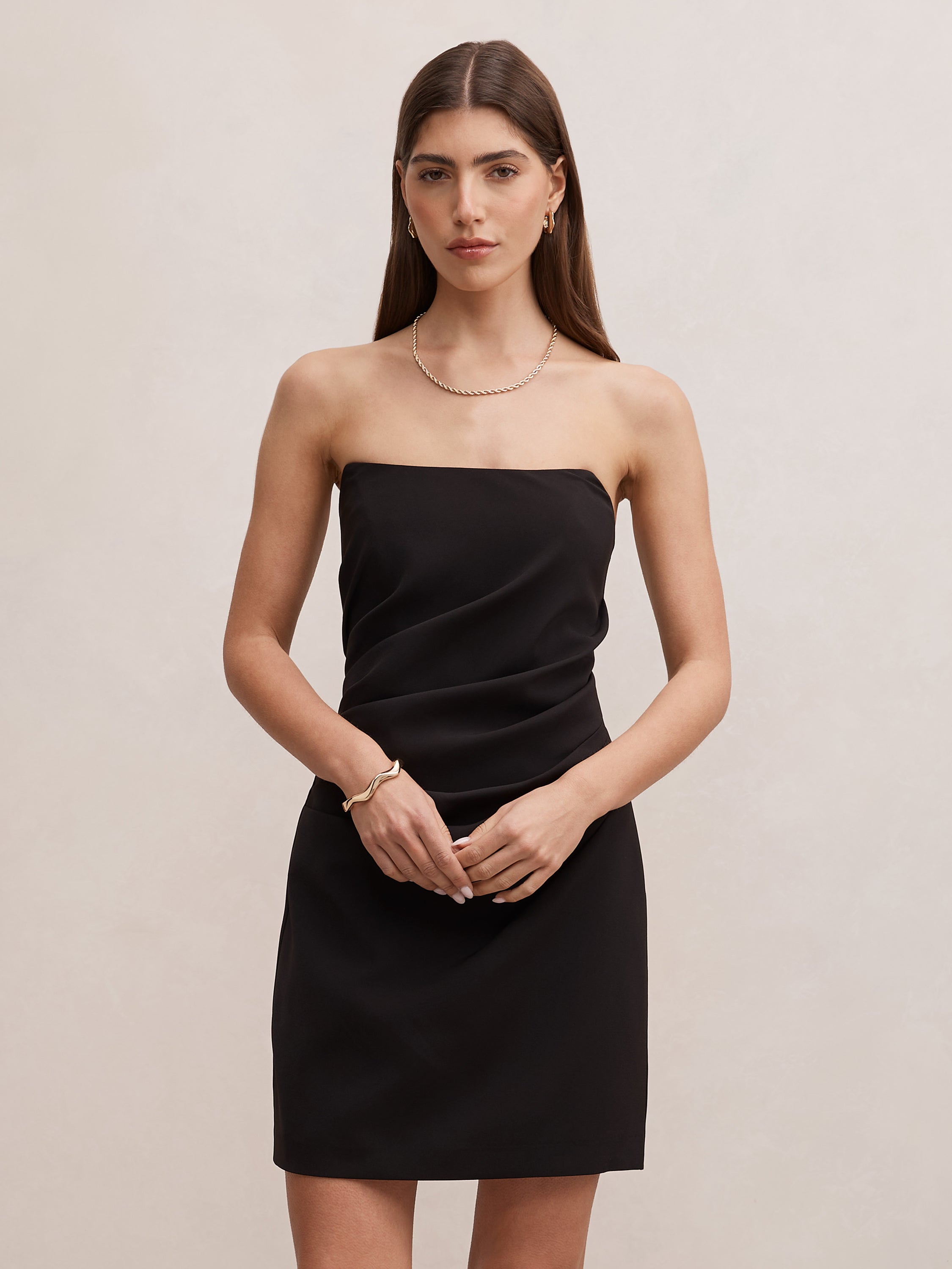 Rumi Draped Mini Dress