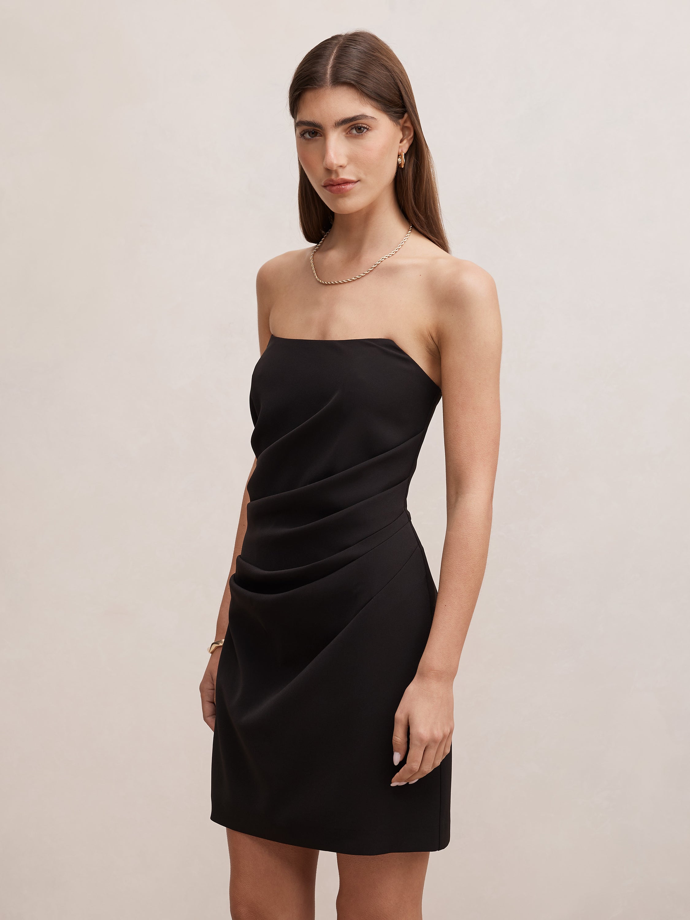 Rumi Draped Mini Dress