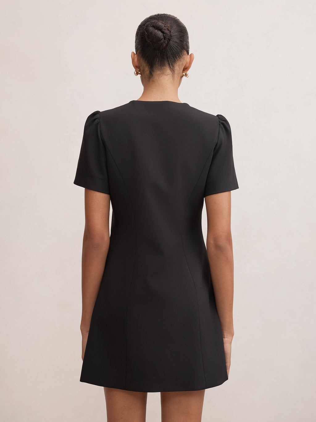 Elinda Button Up Mini Dress