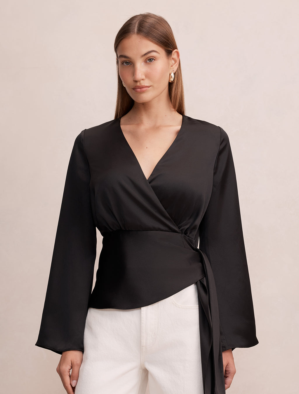 Maelle Scarf Tie Top